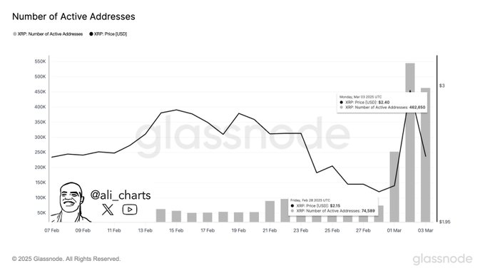 XRP Price Surge